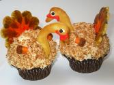 3 Easy Turkey Cupcake Ideas